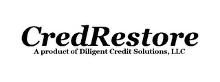 CREDRESTORE A PRODUCT OF DILIGENT CREDIT SOLUTIONS, LLC logo