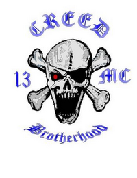 CREED BROTHERHOOD, 13, MC logo