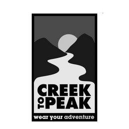 CREEK TO PEAK WEAR YOUR ADVENTURE logo
