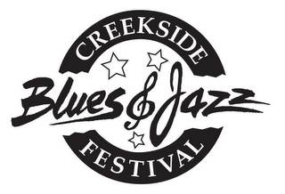 CREEKSIDE BLUES JAZZ FESTIVAL logo