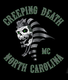 CREEPING DEATH MC NORTH CAROLINA logo
