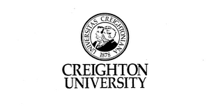 CREIGHTON UNIVERSITY UNIVERSITAS CREIGHTONIANA 1878 logo