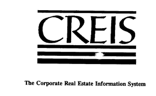 CREIS THE CORPORATE REAL ESTATE INFORMATION SYSTEM logo