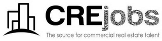 CREJOBS THE SOURCE FOR COMMERCIAL REAL ESTATE TALENT logo
