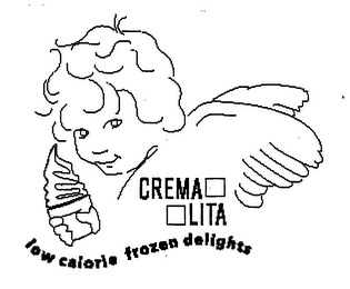 CREMA LITA LOW CALORIE FROZEN DELIGHTS logo
