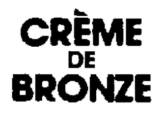 CREME DE BRONZE logo