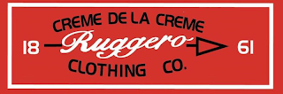CREME DE LA CREME 1861 RUGGERO CLOTHING CO. logo