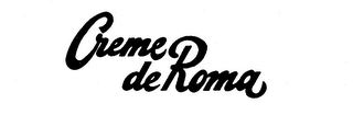 CREME DE ROMA logo