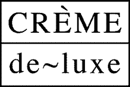 CREME DE~LUXE logo