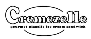 CREMEZELLE GOURMET PIZZELLE ICE CREAM SANDWICH logo