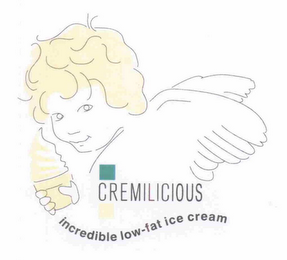CREMILICIOUS INCREDIBLE LOW-FAT ICE CREAM logo