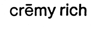 CREMY RICH logo