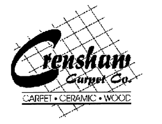 CRENSHAW CARPET CO. CARPET CERAMIC WOOD logo