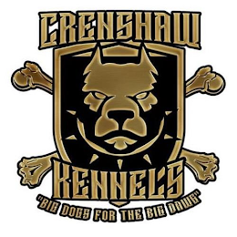 CRENSHAW KENNELS "BIG DOGS FOR THE BIG DAWG" logo