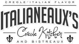 CREOLE - ITALIAN FLAVOR ITALIANEAUX'S CREOLE KITCHEN AND BISTREAUX logo
