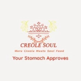 CREOLE SOUL WERE CREOLE MEETS SOUL FOOD YOUR STOMACH APPROVES logo
