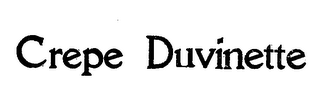 CREPE DUVINETTE logo