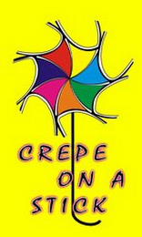 CREPE ON A STICK logo