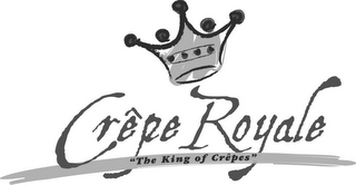 CREPE ROYALE "THE KING OF CREPES" logo