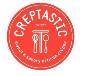 CREPTASTIC EST. 2017 SWEET & SAVORY ARTISAN CREPES logo