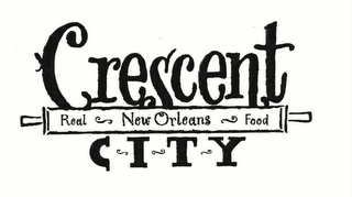 CRESCENT CITY REAL NEW ORLEANS FOOD logo