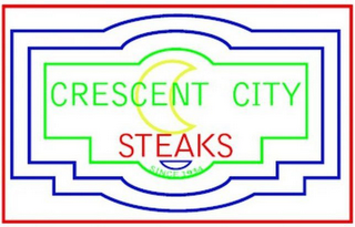 CRESCENT CITY STEAKS SINCE 1934 logo