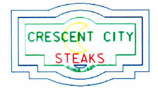 CRESCENT CITY STEAKS SINCE 1934 logo