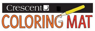 CRESCENT COLORING MAT logo
