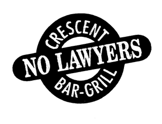 CRESCENT NO LAWYERS BAR-GRILL logo
