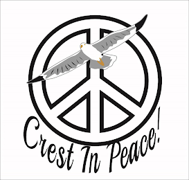 CREST IN PEACE! logo
