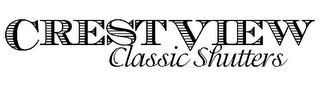CRESTVIEW CLASSIC SHUTTERS logo