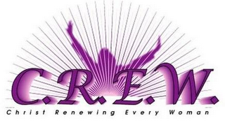C.R.E.W. CHRIST RENEWING EVERY WOMAN logo