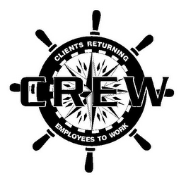 CREW CLIENTS RETURNING EMPLOYEES TO WORK logo