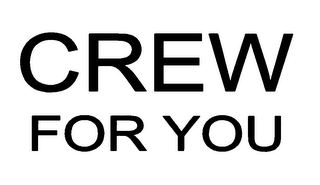 CREW FOR YOU logo