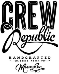 CREW REPUBLIC HANDCRAFTED BEER FROM MÜNCHEN logo