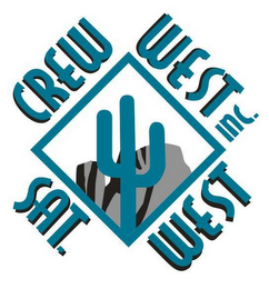 CREW WEST INC. SAT. WEST logo