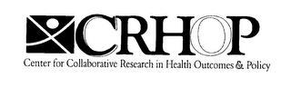 CRHOP CENTER FOR COLLABORATIVE RESEARCH IN HEALTH OUTCOMES & POLICY logo