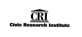 CRI CIVIC RESEARCH INSTITUTE logo