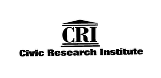 CRI CIVIC RESEARCH INSTITUTE logo