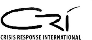 CRI CRISIS RESPONSE INTERNATIONAL logo