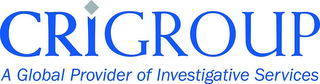 CRI GROUP A GLOBAL PROVIDER OF INVESTIGATIVE SERVICES logo