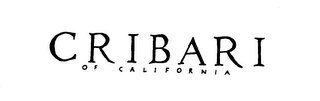 CRIBARI OF CALIFORNIA