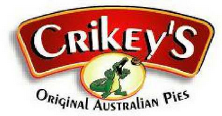 CRIKEY'S ORIGINAL AUSTRALIAN PIES logo