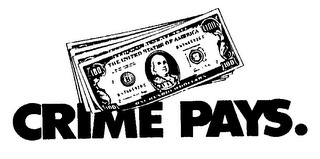 CRIME PAYS logo