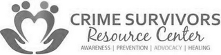 CRIME SURVIVORS RESOURCE CENTER AWARENESS PREVENTION ADVOCACY HEALING logo