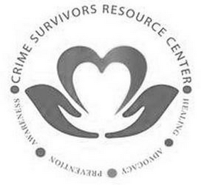 ·CRIME SURVIVORS RESOURCE CENTER ·HEALING ·ADVOCACY· PREVENTION· AWARENESS logo
