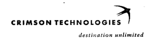 CRIMSON TECHNOLOGIES DESTINATION UNLIMITED logo