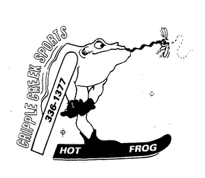 CRIPPLE CREEK SPORTS 336-1377 HOT FROG logo