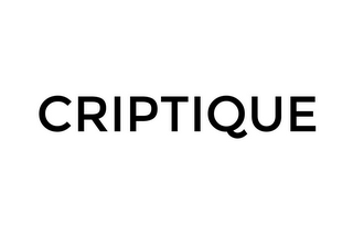 CRIPTIQUE logo