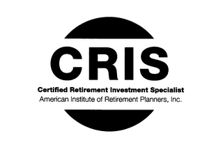 CRIS CERTIFIED RETIREMENT INVESTMENT SPECIALIST AMERICAN INSTITUTE OF RETIREMENT PLANNERS, INC. logo